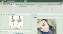 Desktop Screenshot of pinkpurple84.deviantart.com