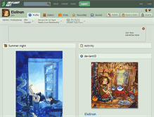Tablet Screenshot of elolinon.deviantart.com