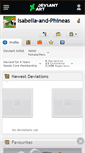 Mobile Screenshot of isabella-and-phineas.deviantart.com