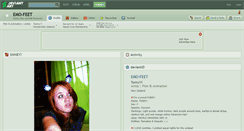 Desktop Screenshot of emo-feet.deviantart.com