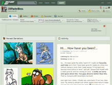 Tablet Screenshot of oilpastelboss.deviantart.com