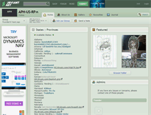 Tablet Screenshot of aph-us-rp.deviantart.com