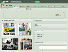 Tablet Screenshot of carol1408.deviantart.com