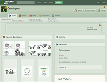 Tablet Screenshot of grasshyren.deviantart.com