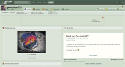 Desktop Screenshot of gameplayer529.deviantart.com
