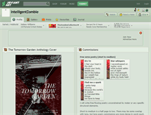 Tablet Screenshot of intelligentzombie.deviantart.com