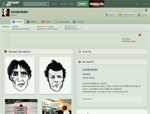 Tablet Screenshot of londonbats.deviantart.com