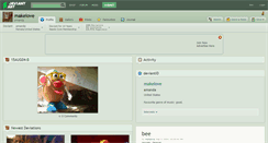 Desktop Screenshot of makelove.deviantart.com