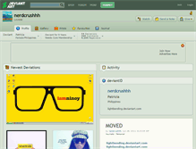 Tablet Screenshot of nerdcrushhh.deviantart.com