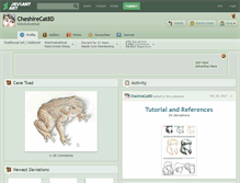 Tablet Screenshot of cheshirecat8d.deviantart.com