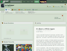 Tablet Screenshot of lovingskipper.deviantart.com