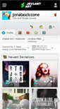 Mobile Screenshot of jonatasciccone.deviantart.com