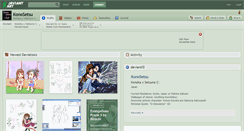 Desktop Screenshot of konosetsu.deviantart.com