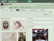 Tablet Screenshot of grafikinvaders.deviantart.com