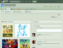 Tablet Screenshot of bedandbreakfast.deviantart.com