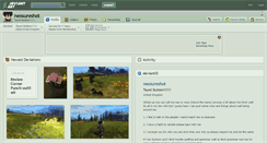 Desktop Screenshot of neosureshot.deviantart.com