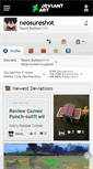 Mobile Screenshot of neosureshot.deviantart.com