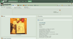 Desktop Screenshot of carochinaski.deviantart.com
