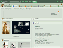 Tablet Screenshot of jalapenio.deviantart.com