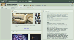 Desktop Screenshot of deviant-animals.deviantart.com