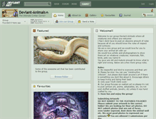 Tablet Screenshot of deviant-animals.deviantart.com