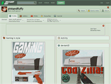Tablet Screenshot of pinkandfluffy.deviantart.com