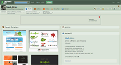 Desktop Screenshot of black-biron.deviantart.com