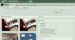 Desktop Screenshot of mynimal.deviantart.com