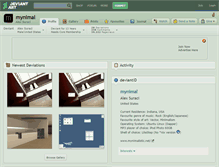 Tablet Screenshot of mynimal.deviantart.com