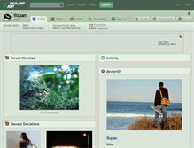 Tablet Screenshot of ilopan.deviantart.com