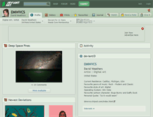 Tablet Screenshot of dmwvcs.deviantart.com