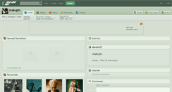 Desktop Screenshot of makupic.deviantart.com