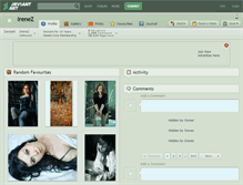 Tablet Screenshot of irenez.deviantart.com