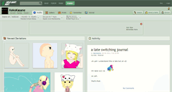 Desktop Screenshot of kekokasane.deviantart.com