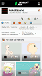 Mobile Screenshot of kekokasane.deviantart.com
