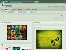 Tablet Screenshot of cippow25.deviantart.com