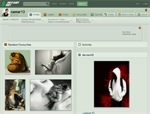 Tablet Screenshot of caesar13.deviantart.com