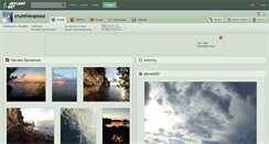 Desktop Screenshot of crumbleupsoul.deviantart.com