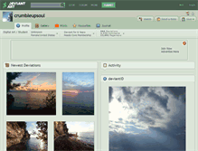 Tablet Screenshot of crumbleupsoul.deviantart.com