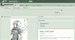 Desktop Screenshot of flammable-pyro.deviantart.com