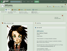 Tablet Screenshot of ndpcomics.deviantart.com