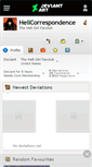 Mobile Screenshot of hellcorrespondence.deviantart.com