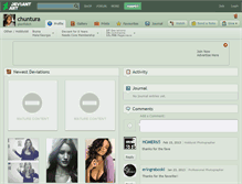 Tablet Screenshot of chuntura.deviantart.com