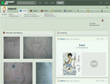 Tablet Screenshot of maovei.deviantart.com