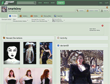 Tablet Screenshot of amarisgrey.deviantart.com