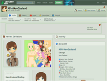 Tablet Screenshot of aph-newzealand.deviantart.com