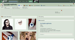 Desktop Screenshot of burningthroughthesky.deviantart.com