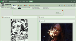 Desktop Screenshot of csillipepper.deviantart.com