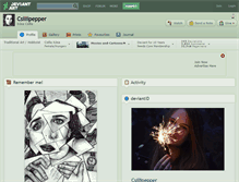 Tablet Screenshot of csillipepper.deviantart.com