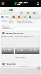 Mobile Screenshot of iulk.deviantart.com